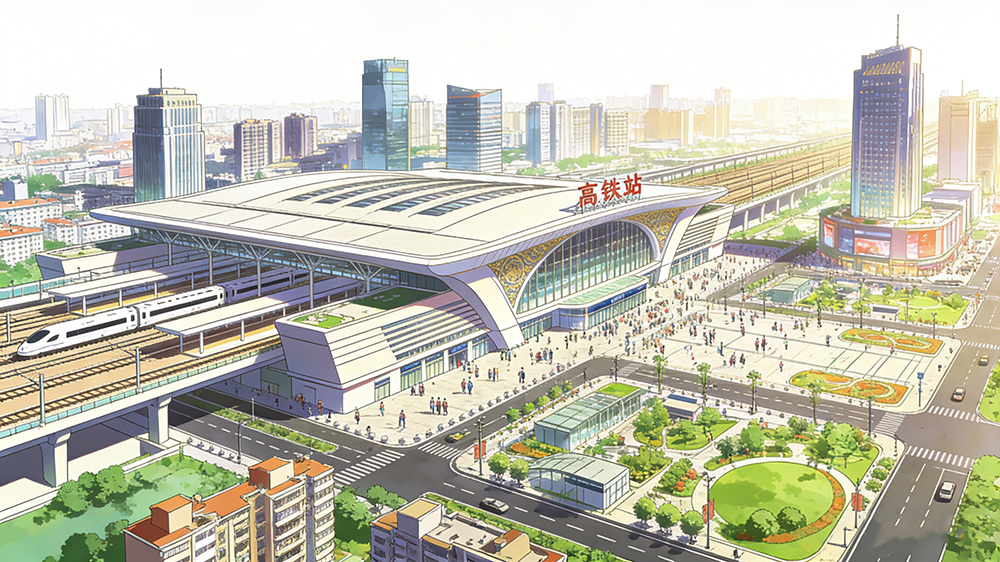 高铁站产城融合示范区