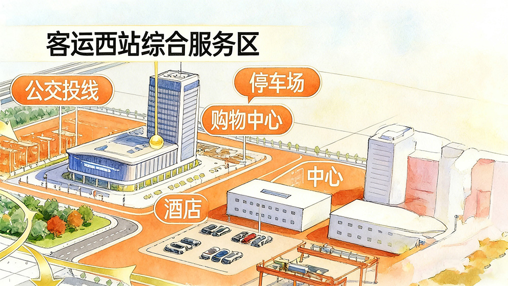 客运西站综合服务区